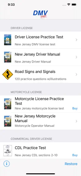 Game screenshot New Jersey DMV Test Prep mod apk