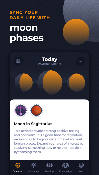 Moon Phase Calendar App: Luna screenshot 2