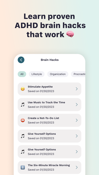 Inflow - Manage your ADHD Screenshot