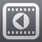 Use Video Reverser - HD to reverse your HD videos (with their associated audio track), in order to play them backwards