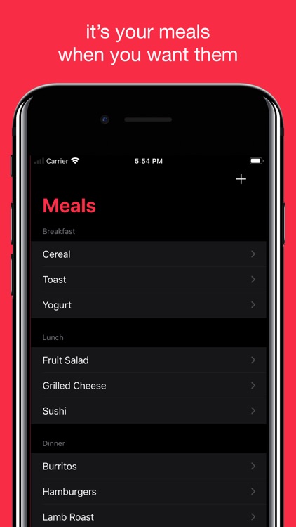 My Meal Plan