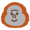 cute orangutan sticker