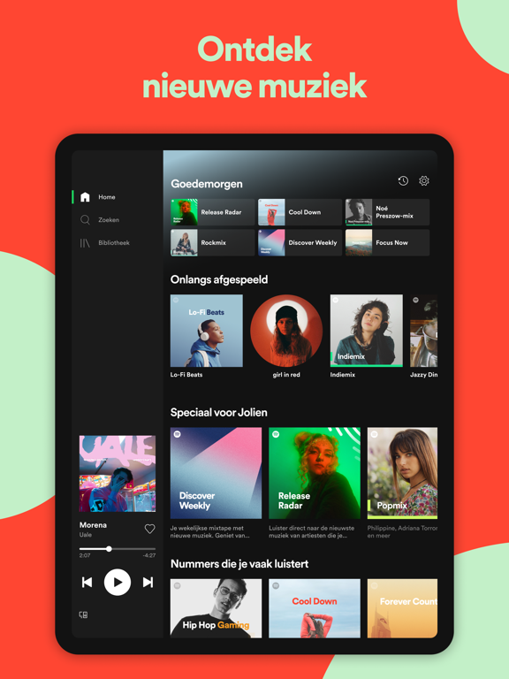 Spotify - Muziek en podcasts iPad app afbeelding 2