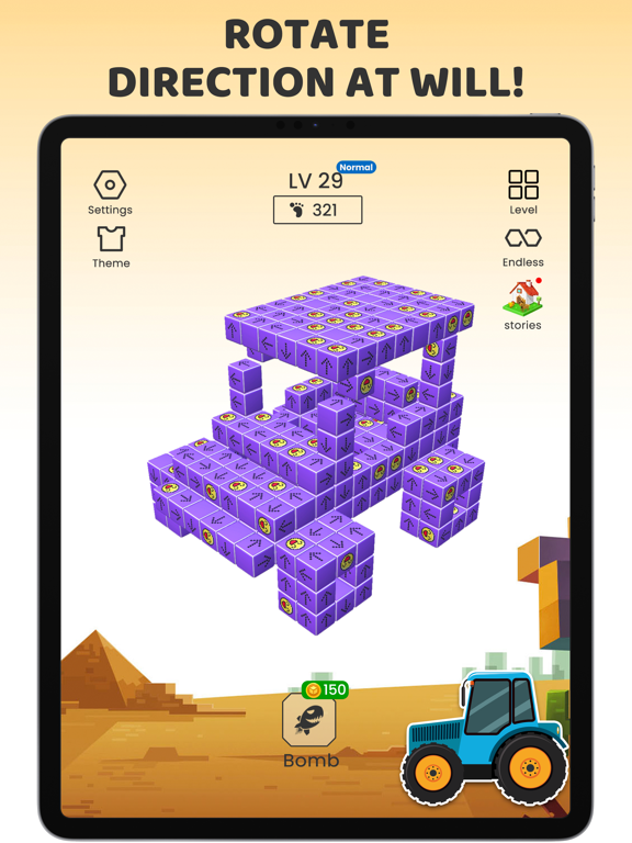 Tap Away Cubes：3D Block Puzzle screenshot 3