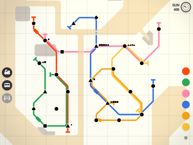 ‎Mini Metro+ Screenshot