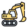 Excavator Stickers