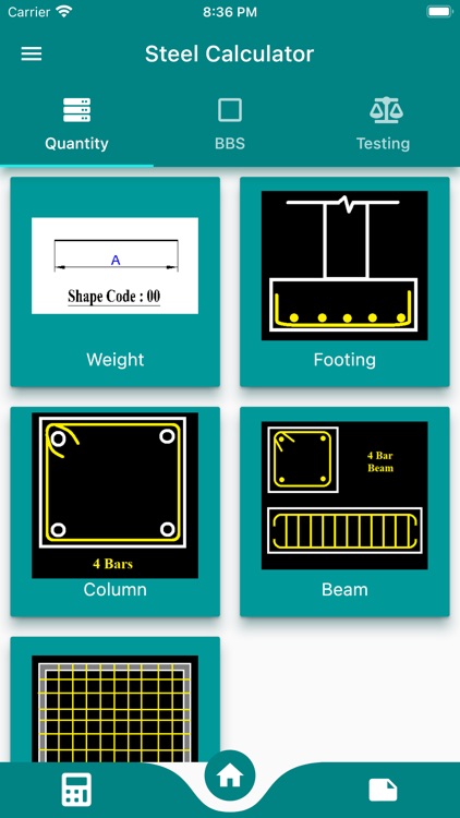 Civil Rebar, BBS Calculator