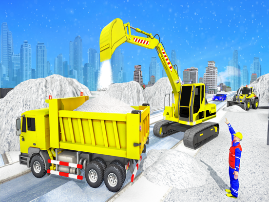 US Snow Excavator Simulator 3D screenshot 4