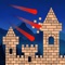 Castle Destruction is a physics-based destruction game where two castles face off in an epic battle