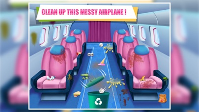 Airplane cleanup & sky girl screenshot 2