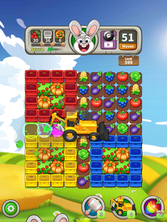 Farm Raid : Cartoon Match 3 screenshot 2