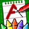 Learn Drawing Alphabets is a game for children to learn to write alphabets, numbers and figures