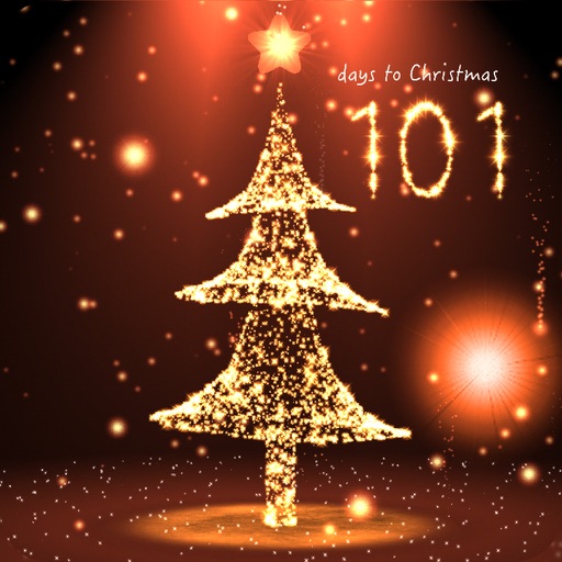 Christmas Countdown 3D scene Icon