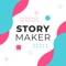 Story Maker is an Instagram story editor app that helps you create beautiful collage layouts for Instagram stories, which can help you easily get more likes and followers