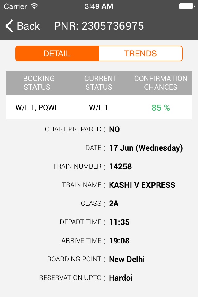 Train Booking, PNR - Trainman screenshot 2