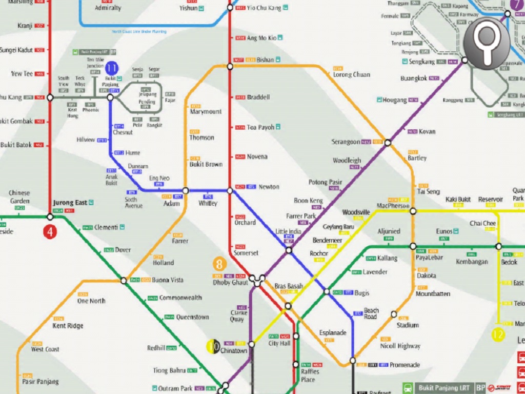 Singapore MRT Map Route screenshot 4