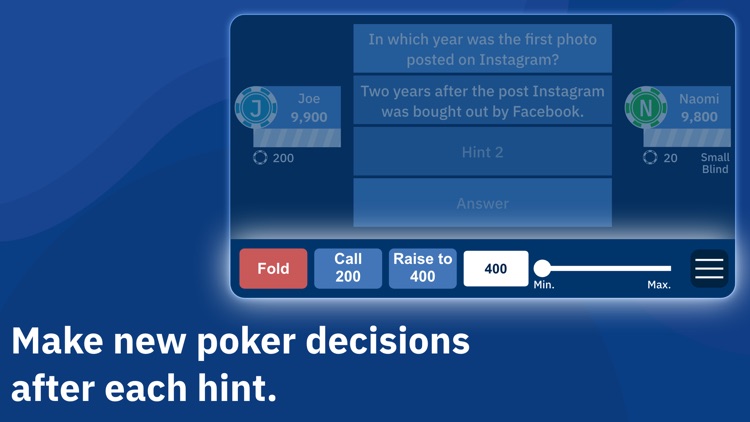 QuizPoker: Mobile Quiz Game screenshot-4