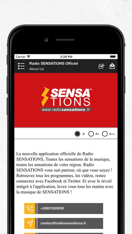 Radio SENSATIONS Officiel screenshot-4