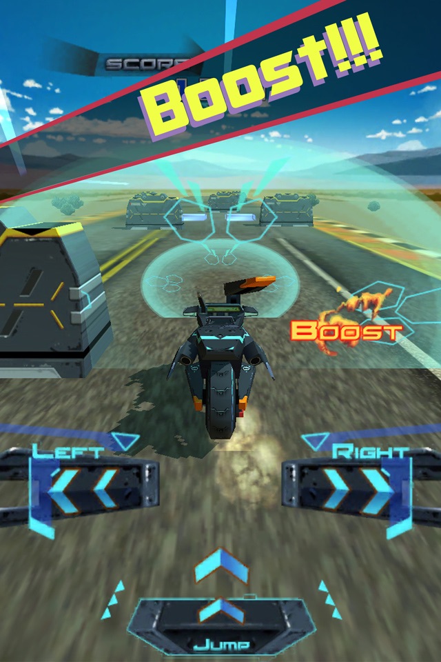 Cyber Bike Race screenshot 2