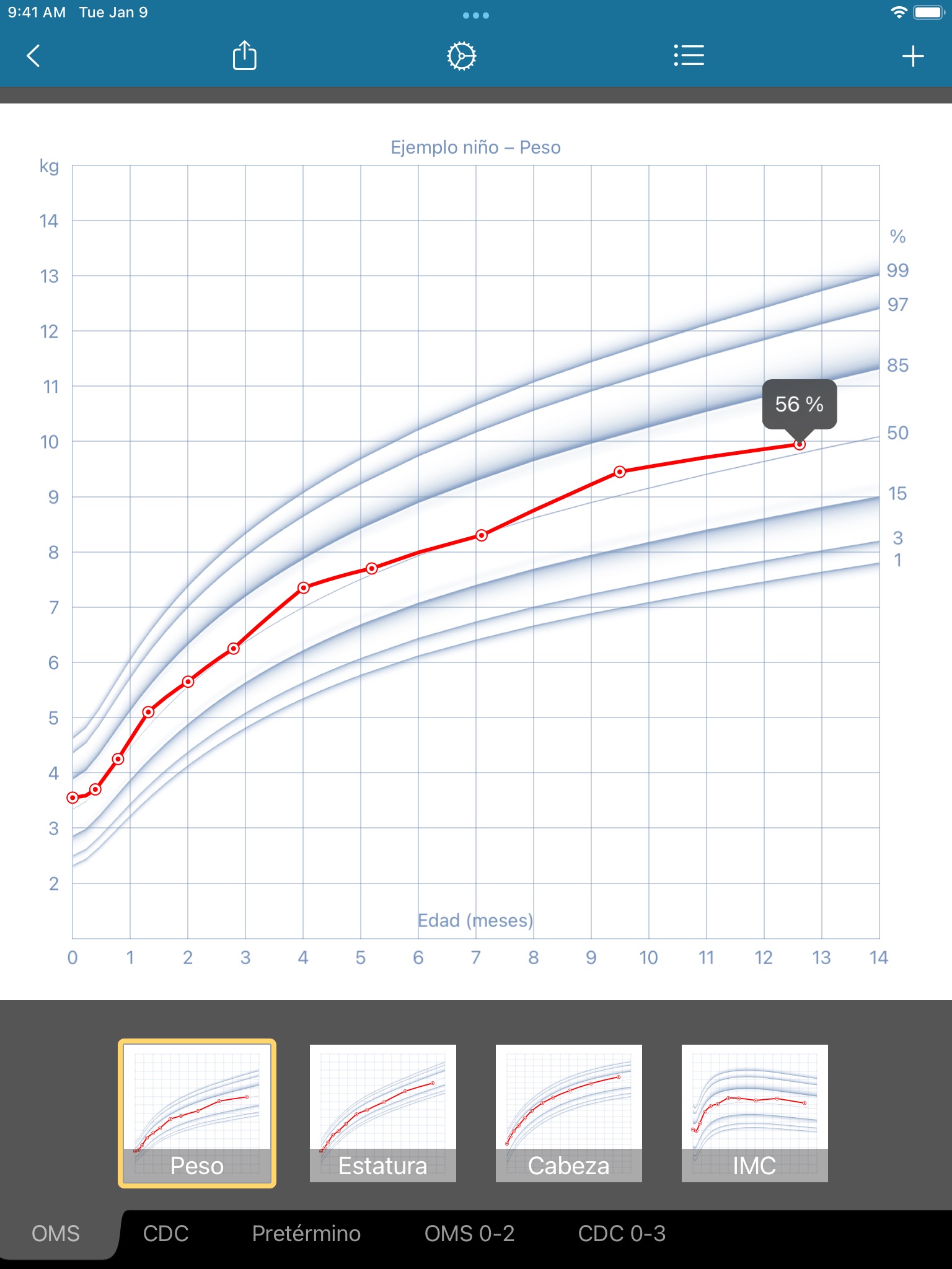 Growth: baby & child charts screenshot 3