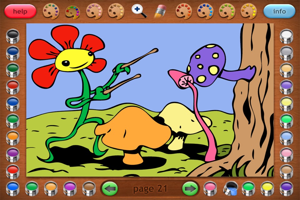 Silly Scenes Coloring Book screenshot 2