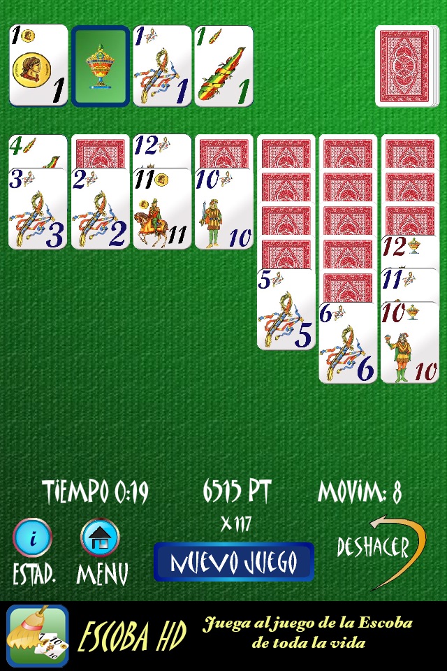 Solitario Español screenshot 4