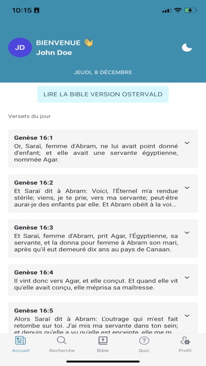 Bible v Ostervald screenshot-0