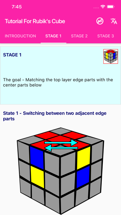 Rubik's Cube Solver & Tutorial screenshot 2