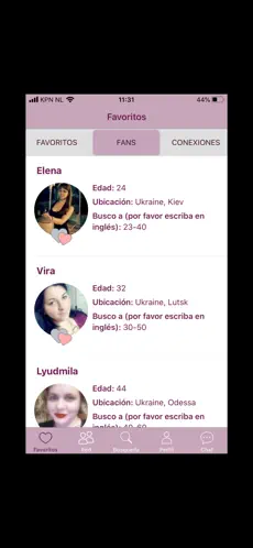 Screenshot 5 Citas mujeres Ucrania - DWU iphone