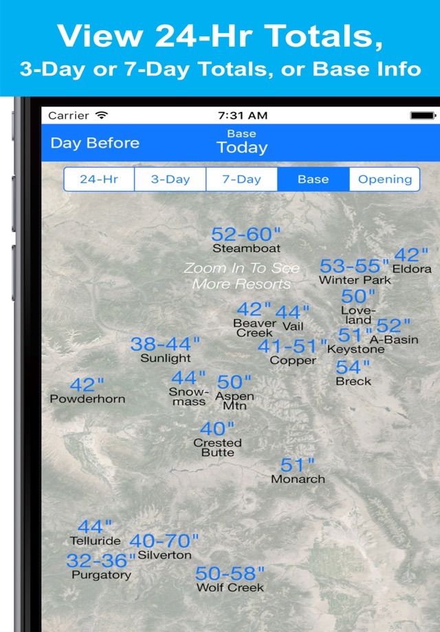 Colorado Snow Map & Webcams screenshot 4