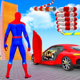 Crazy Superhero Car Stunts