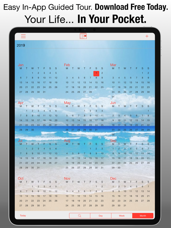 PocketLife Calendar App voor iPhone, iPad en iPod touch AppWereld