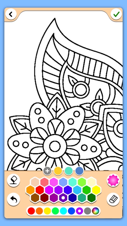 Mandala Coloring Pages Game screenshot-4