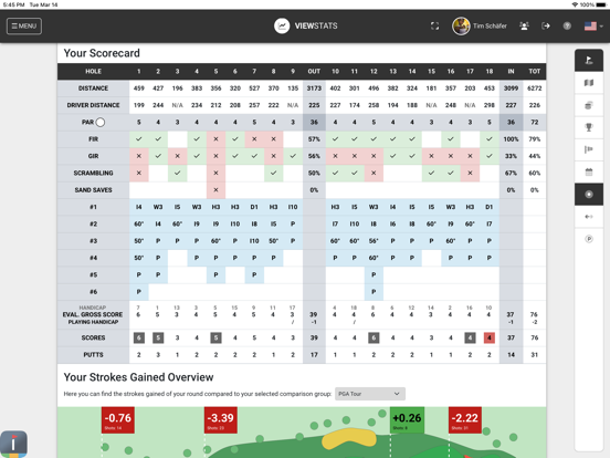 bebrassie: Golf Game Tracking screenshot 2