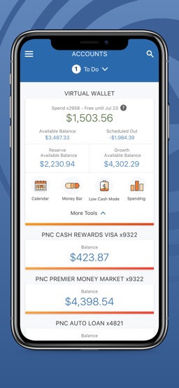 PNC Mobile Banking app screenshot