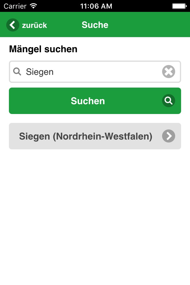 Siegener Mängel Melder screenshot 2