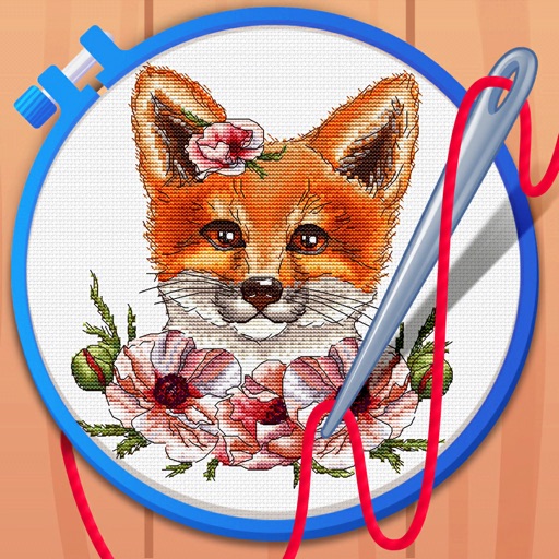 Cross Stitch Coloring Art by Playcus Limited