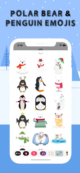 Game screenshot Polar Bear and Penguin Emojis hack