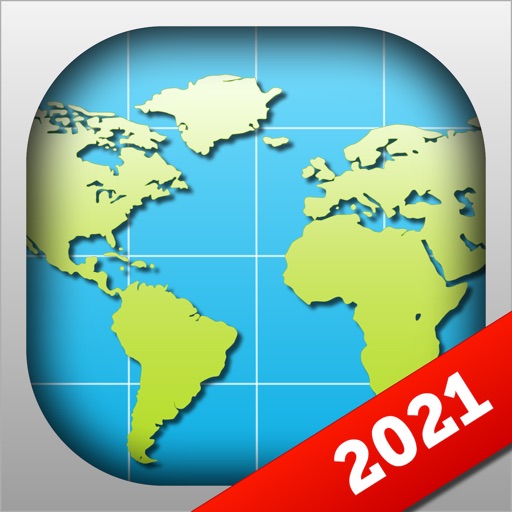 World Map 2022 Geography Maps Icon