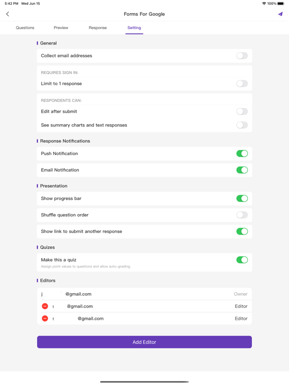 Forms for Google Docs screenshot 4