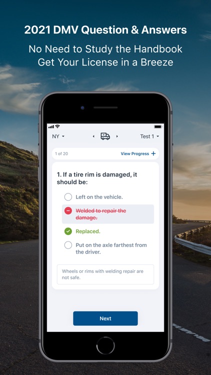 DMV Practice Test - All states screenshot-3