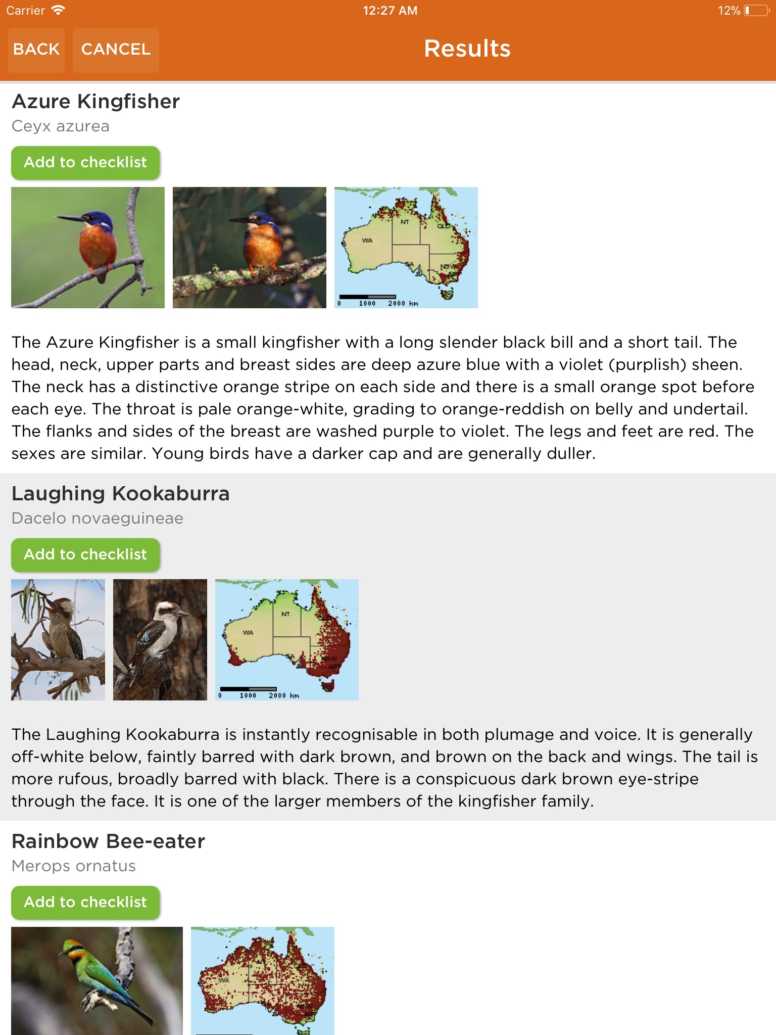 Aussie Bird Count screenshot 3