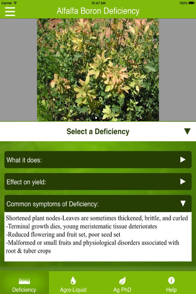 Nutrient Deficiencies by Crop screenshot 4