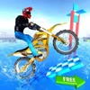 Bike Rider - Water Stunts