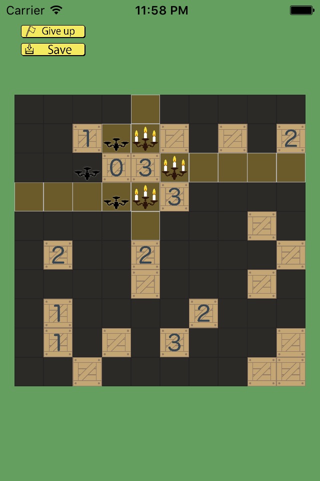 Akari Puzzle screenshot 2