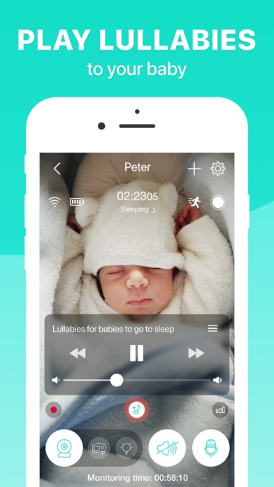Baby Monitor by Annie - Best Video and Audio Nanny Cam for WiFi, 3G and LTE with Lullabies Screenshot 5