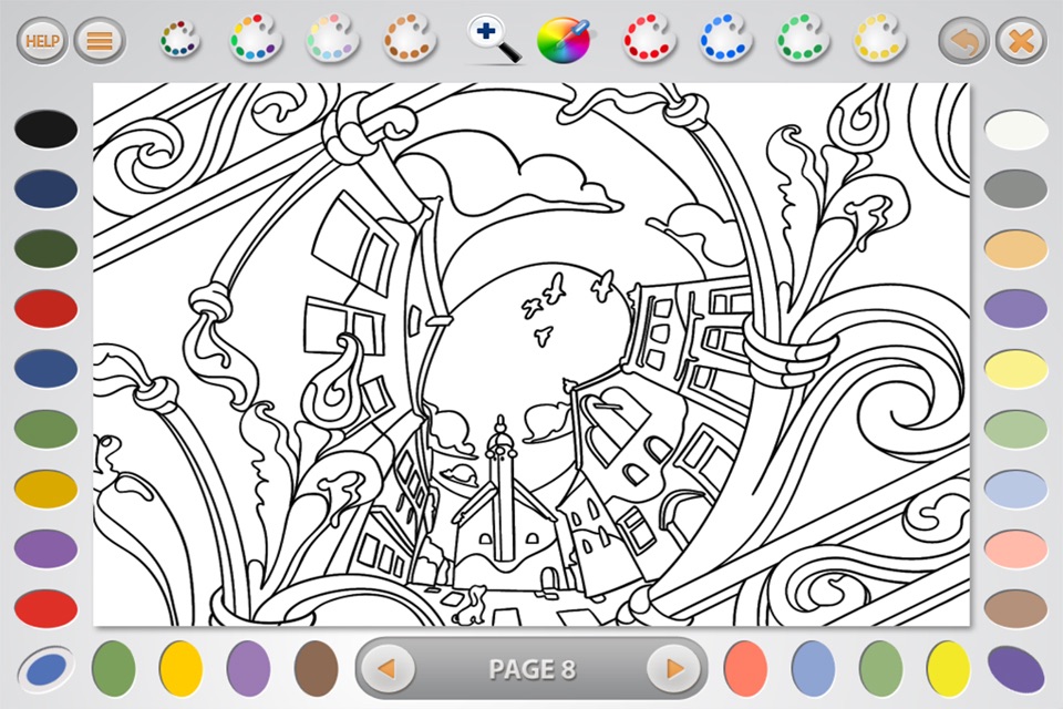 Intricate Coloring Places screenshot 3