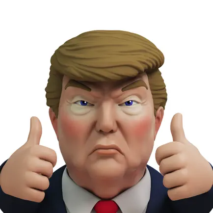 Trump cartoon stickers 3d Читы