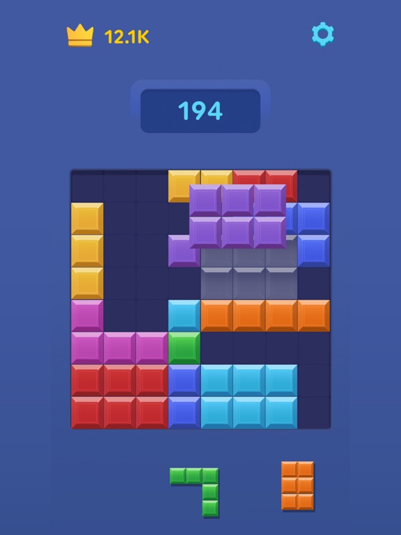 Blocky Puzzle - Relaxing Game screenshot 2