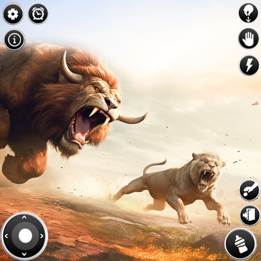 Real Lion Adventure Simulator Icon